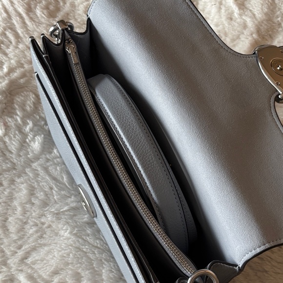 Coach Tabby 26 in Blue-Gray w/ Silver - Picture 4 of 11